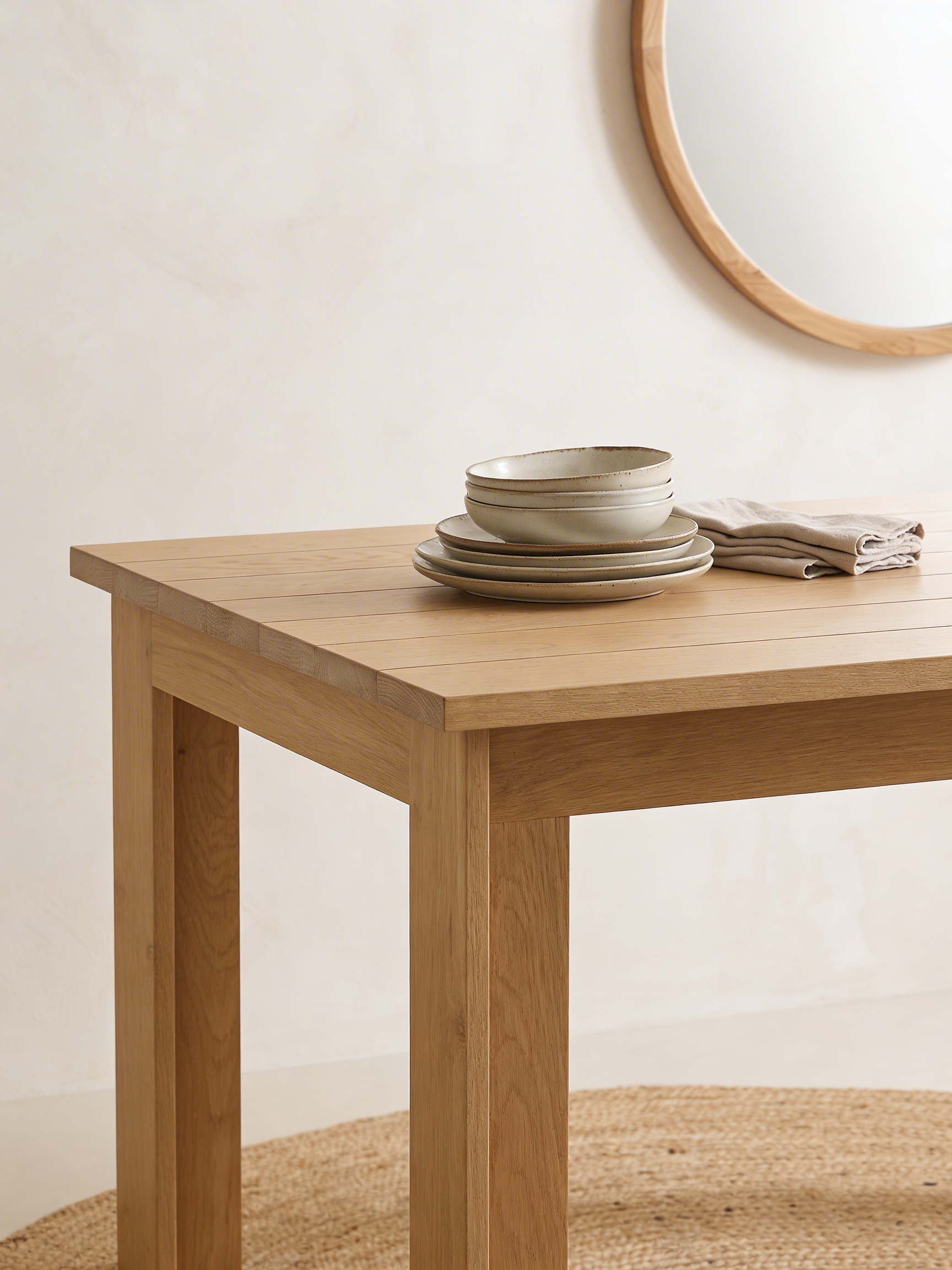 Solid Oak Dining Table